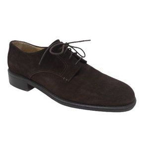 J. Crew Oxford Dress Shoes Mens 11 Brown Suede Lace Up Professional Career